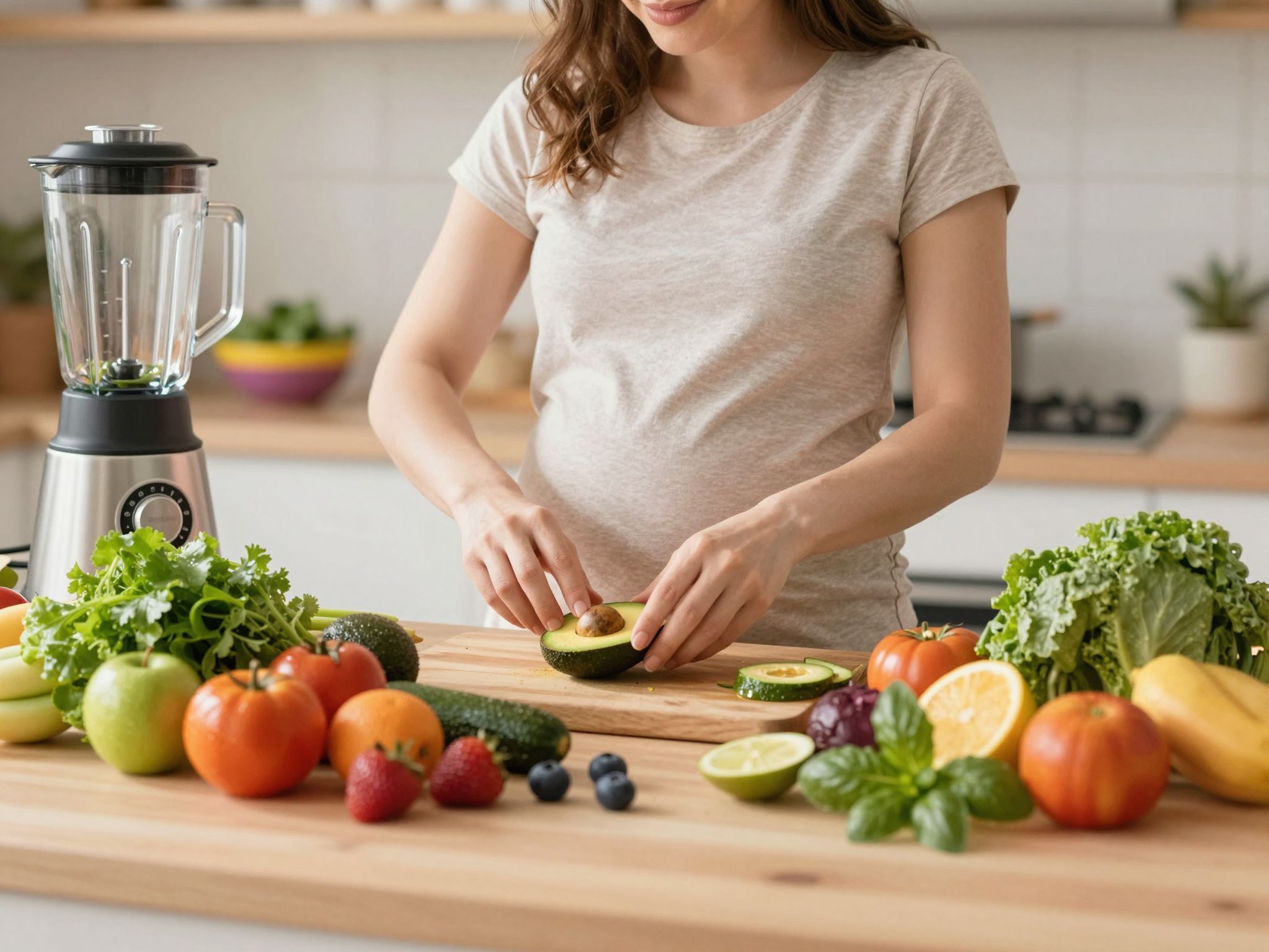 A terhesség alatt a tápanyagdús ételek előnyösek.