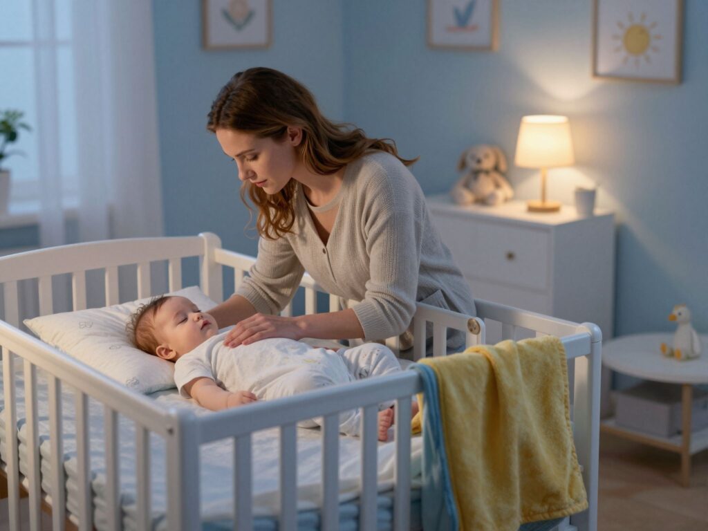 Hirtelen ébredés éjszaka: Hogyan segíts a babának visszaaludni?