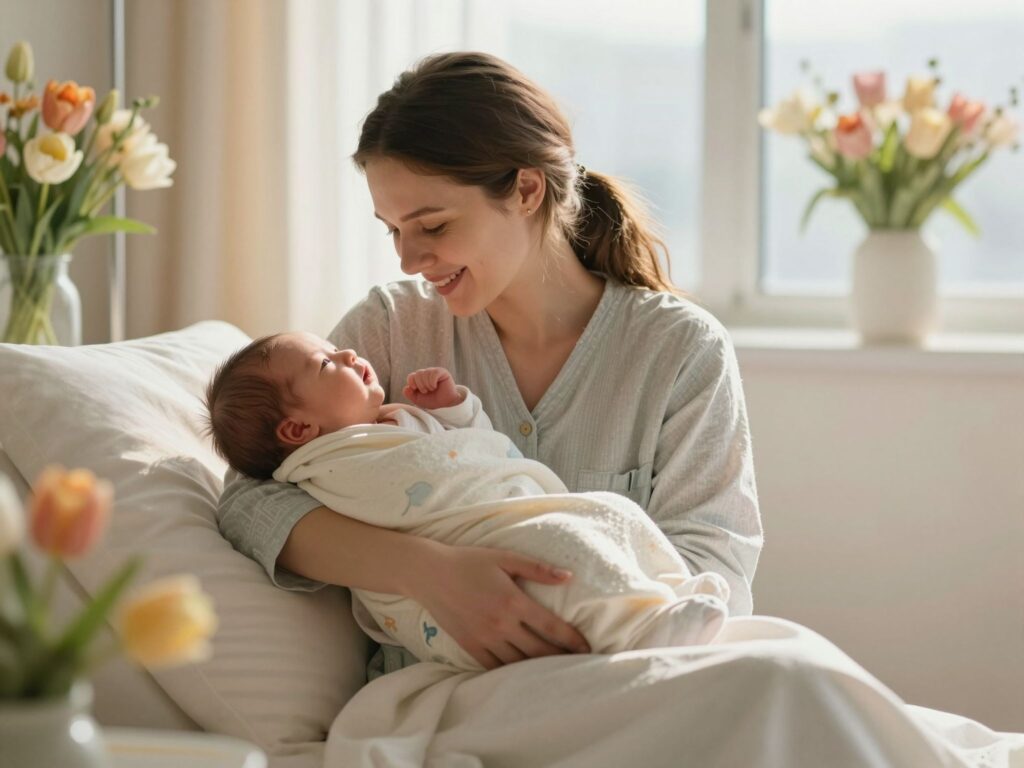 Hogyan éli meg a baba a császármetszést – élettani történések és első órák