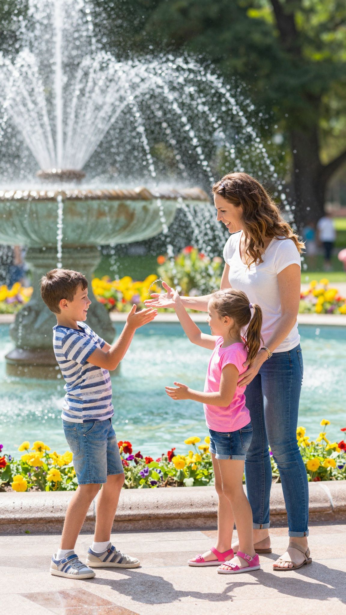 Használjunk biztonságos vízforrást a szökőkutakhoz.