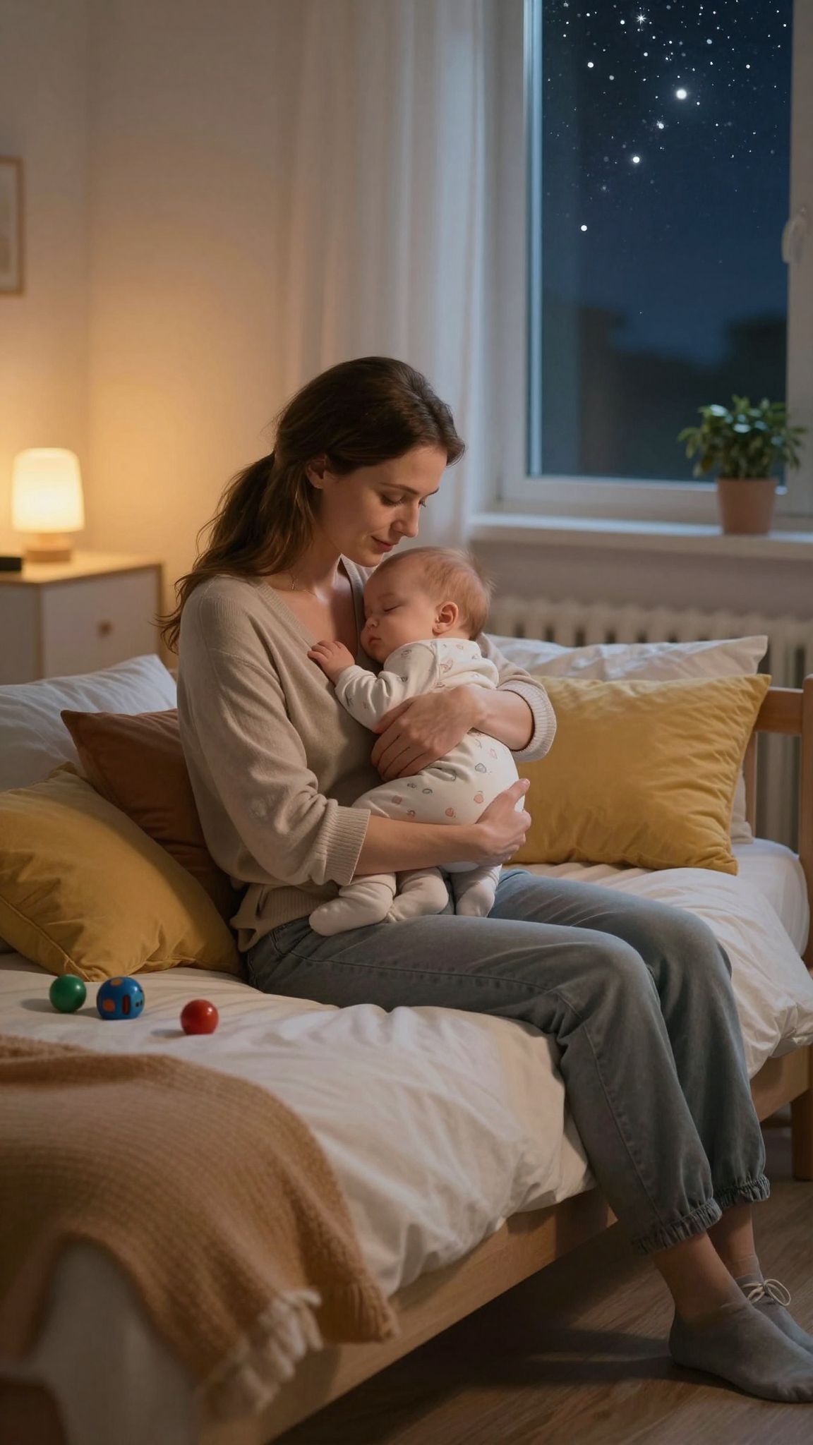 A hosszú távú szemlélet segít a babák éjszakai nyugalmában.