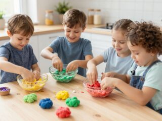 Így csinálj szuper, színes gyurmát otthon: egyszerű és vegyszermentes recept