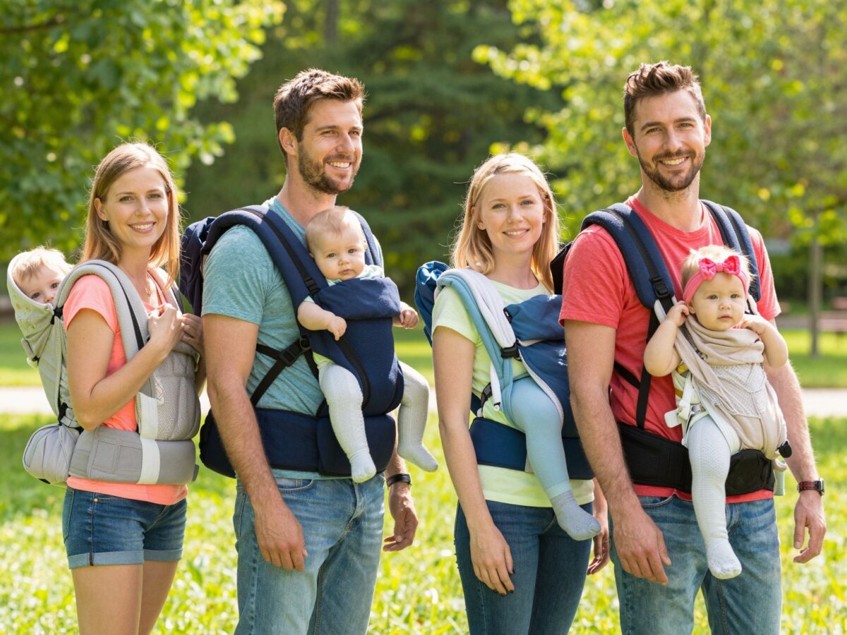 Kenguru, kendő vagy csatos hordozó? Segítünk választani életkor szerint