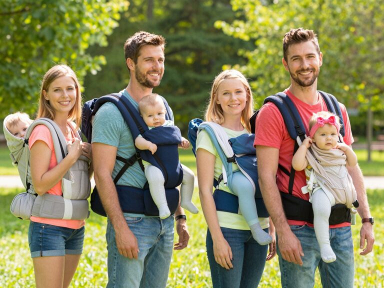 Kenguru, kendő vagy csatos hordozó? Segítünk választani életkor szerint