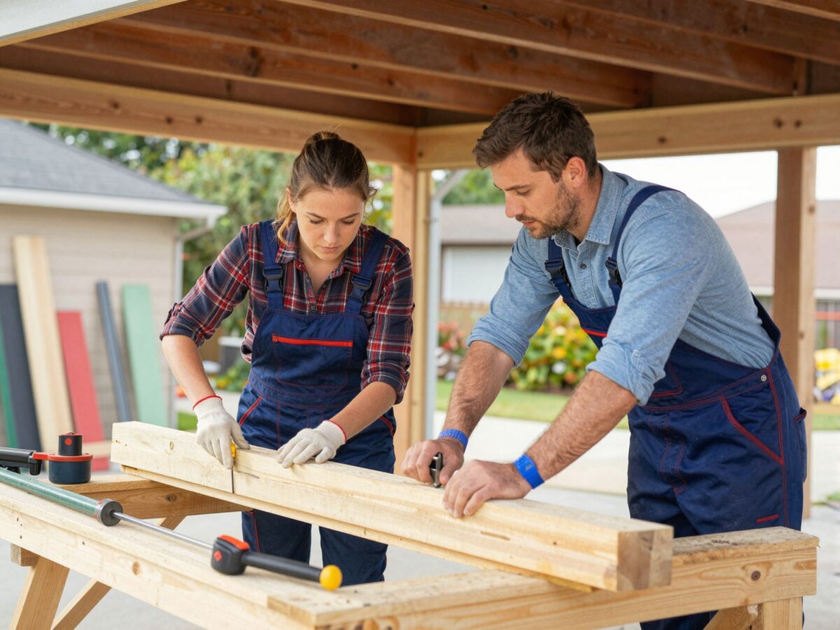 Készítsetek együtt garázst: barkácsolás lépésről lépésre