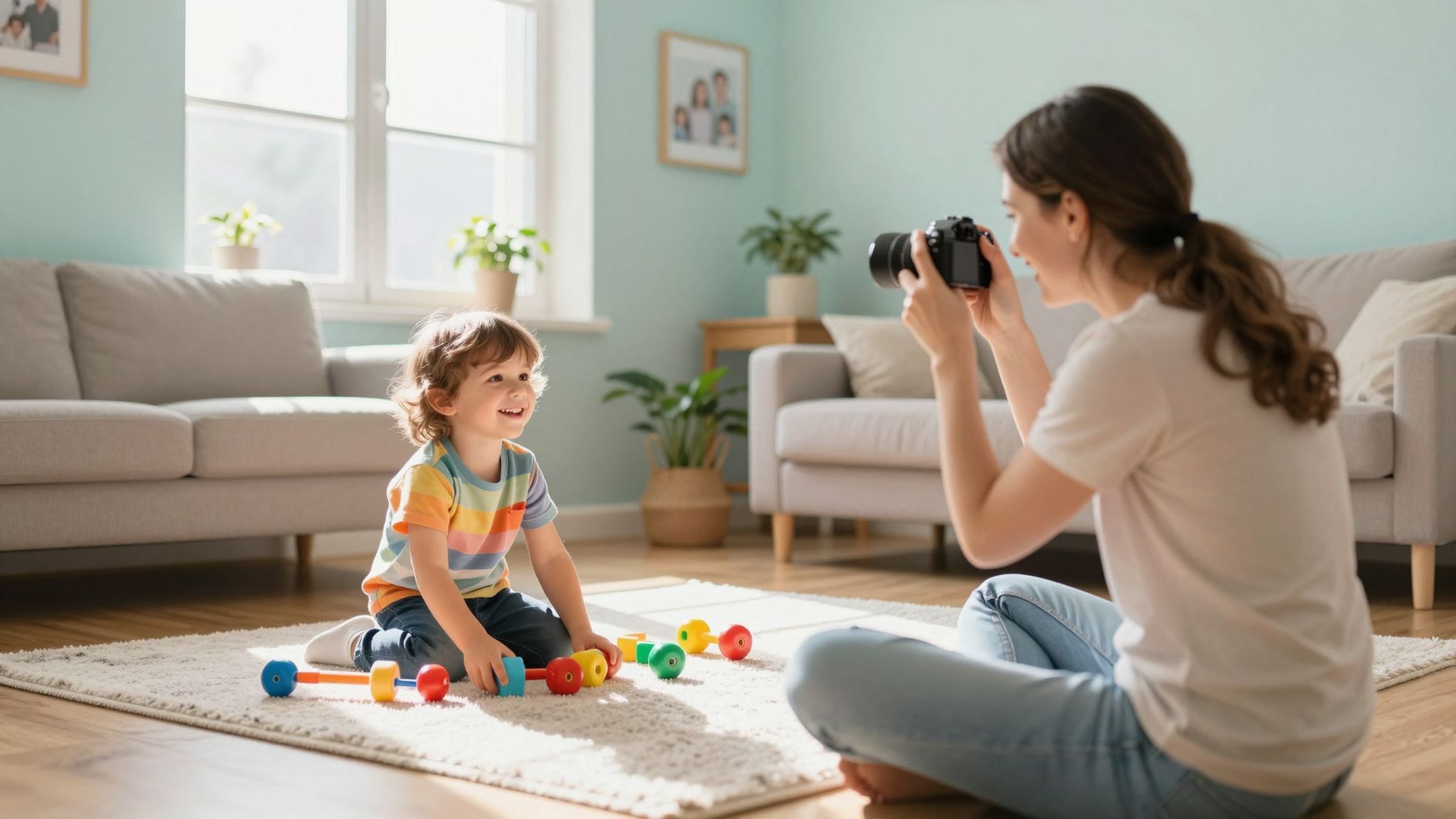 Használj természetes fényt a gyermeked fényképezéséhez!