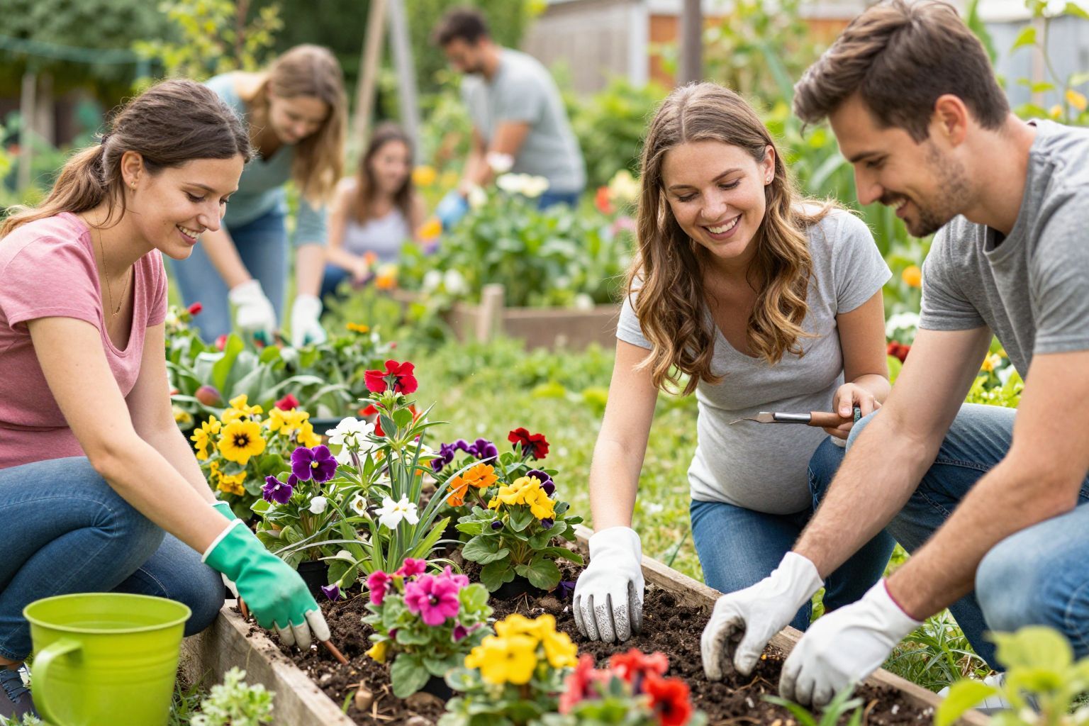 A közösségi kertészkedés erősíti a családi kötelékeket.