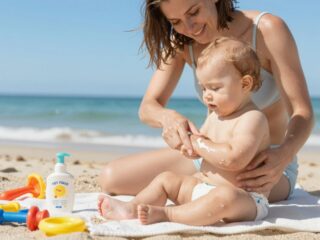 Melyik a legjobb naptej a babám számára? Fizikai vs. kémiai szűrők