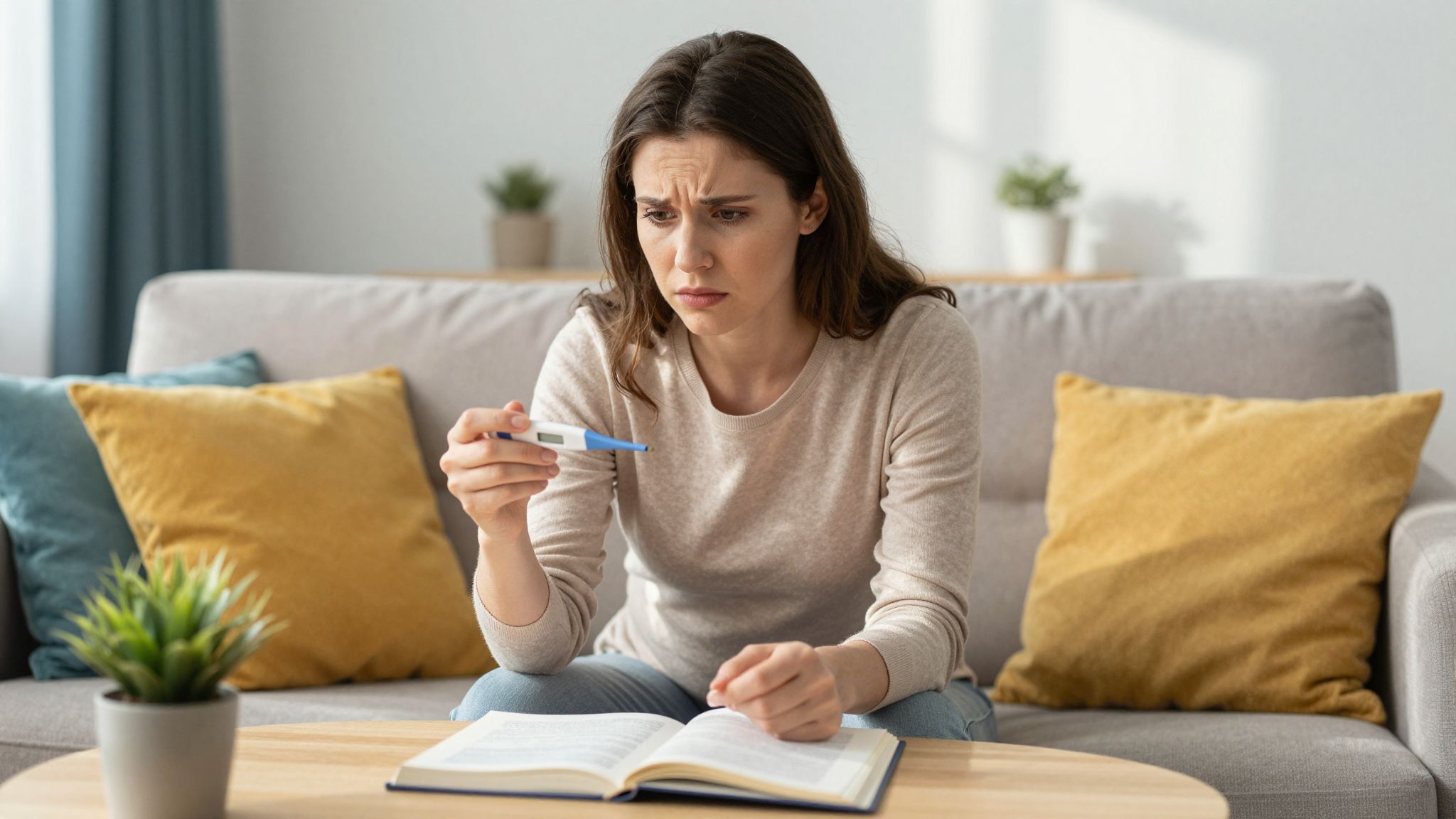 Ha a láz 38,5 °C felett tartósan megmarad.