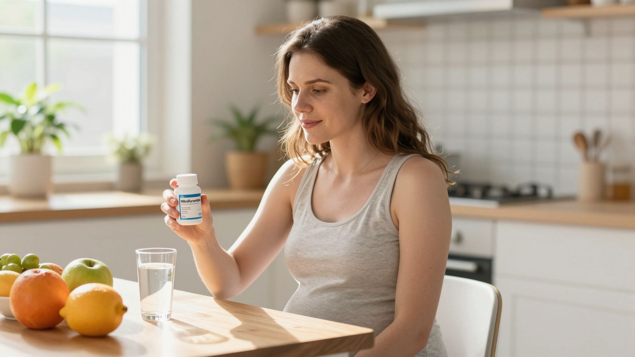 A nitrofurantoin terhesség alatt óvatosan alkalmazandó.