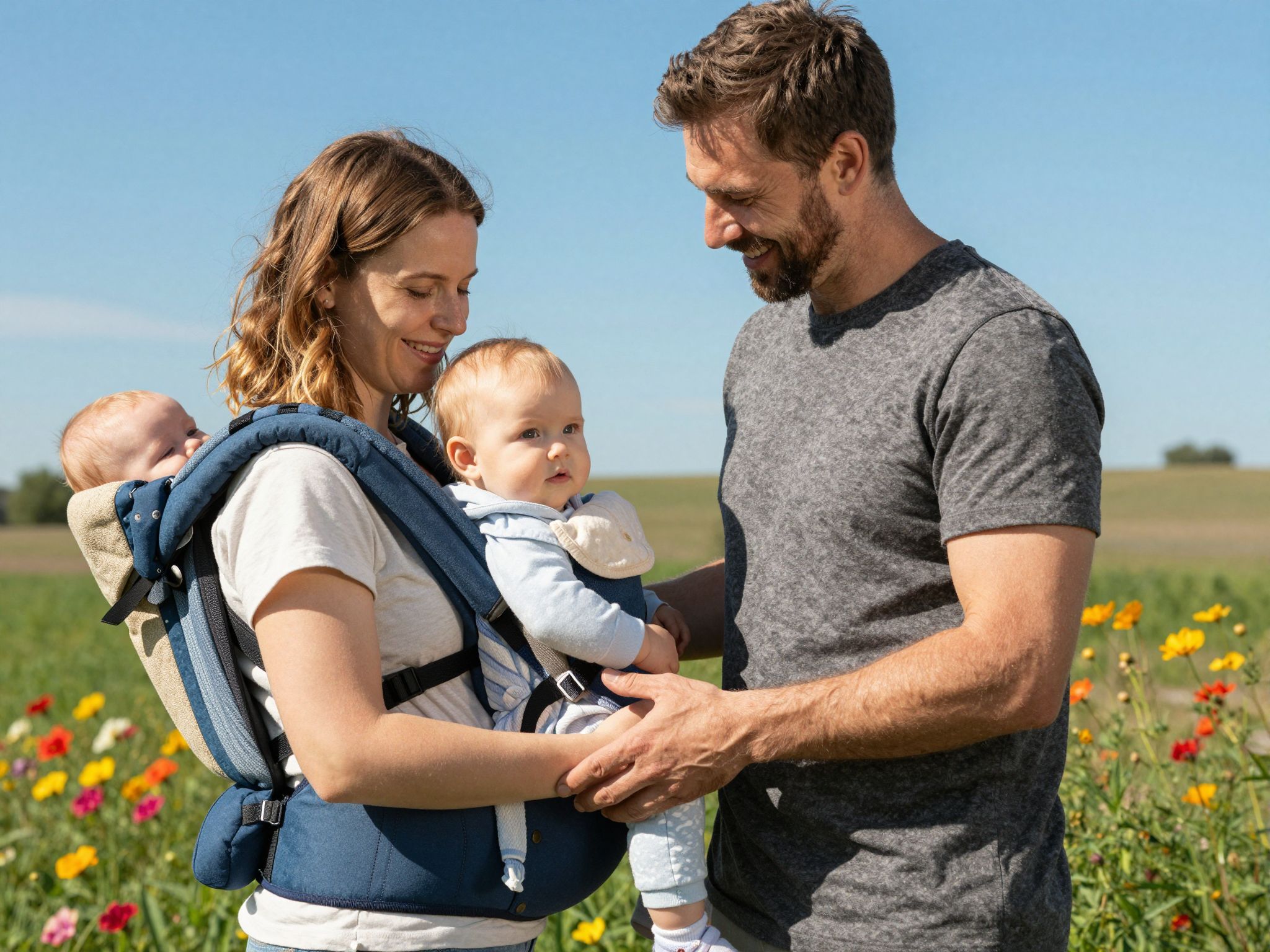 A babahordozás fokozza a szülők érzelmi kötődését.