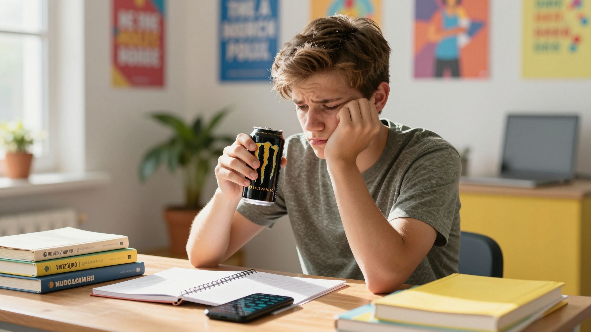 A túlzott energiaital fogyasztás szorongást és szívritmus-zavart okozhat.