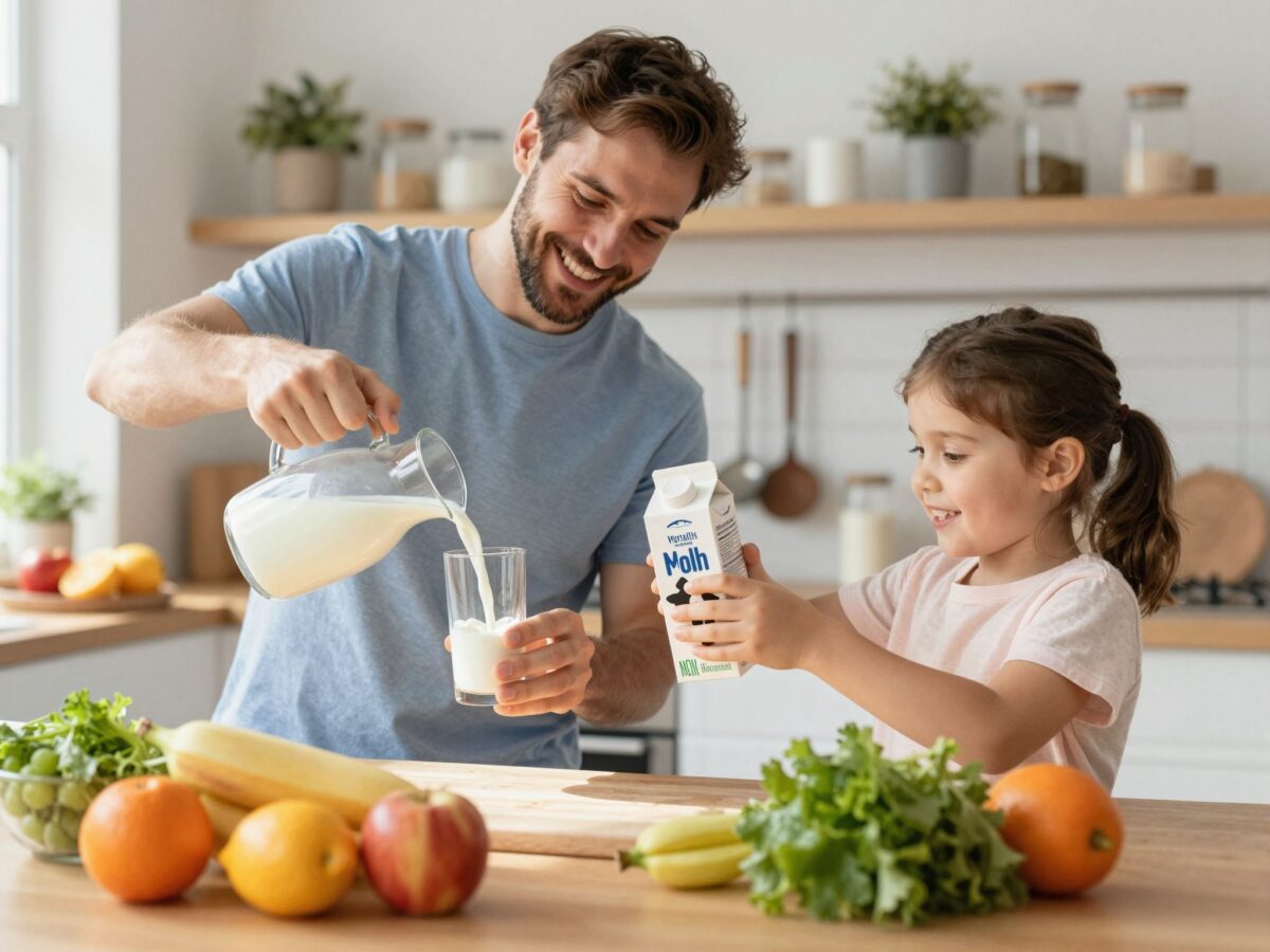 Tehéntej kontra növényi tejek: előnyök és hátrányok a gyerekek étrendjében