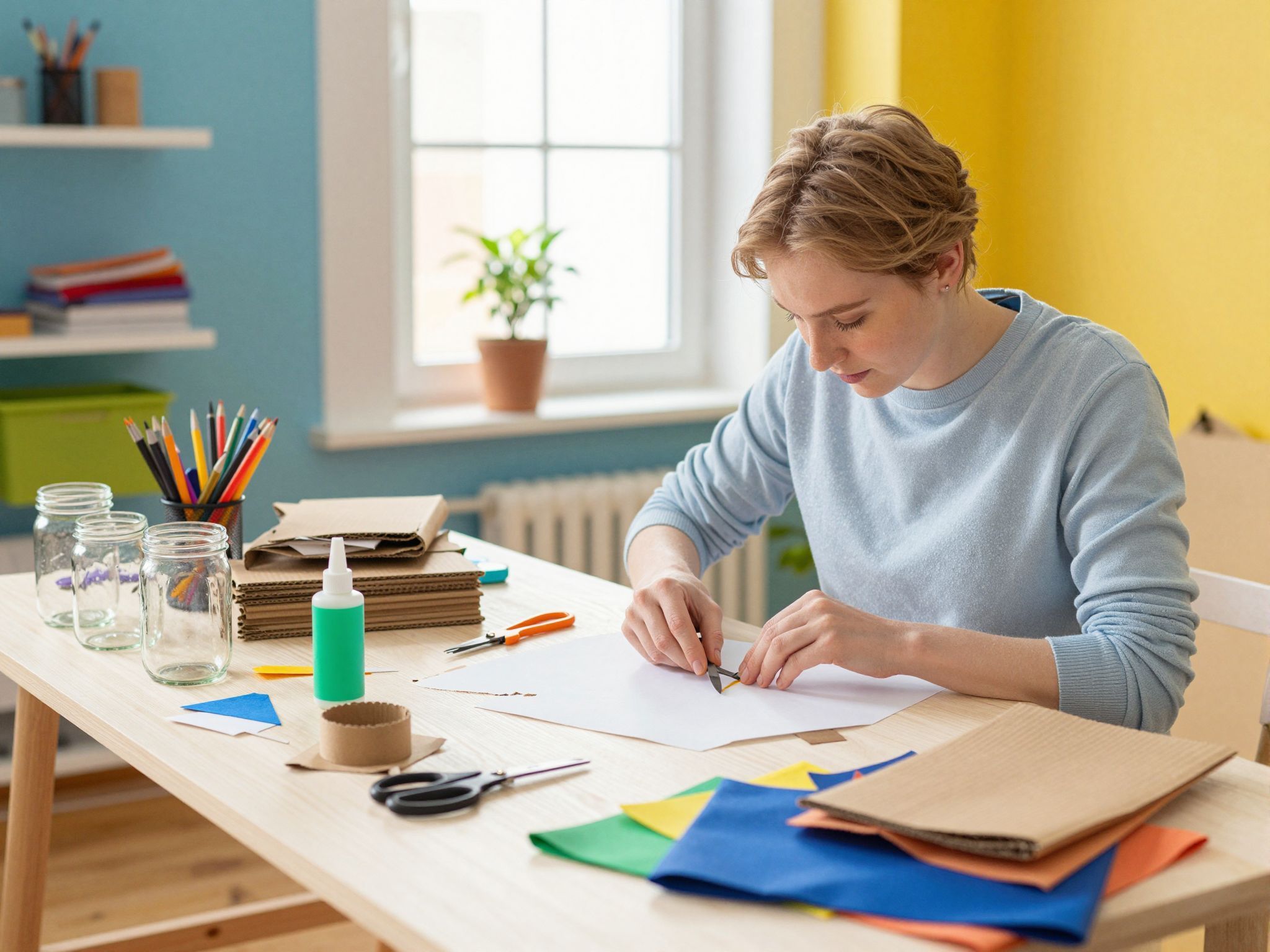 Régi anyagokból egyedi alkotásokat hozhatsz létre.