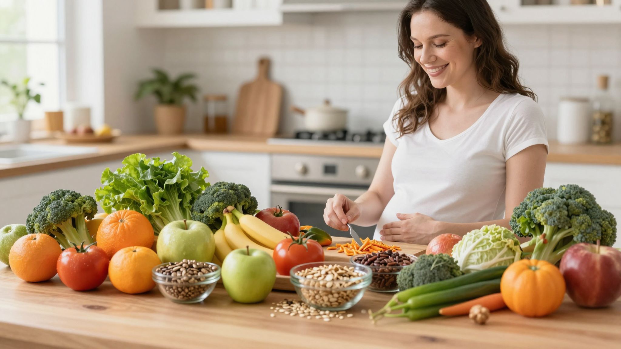 A vitaminok és ásványi anyagok együtt erősítik a terhességet.