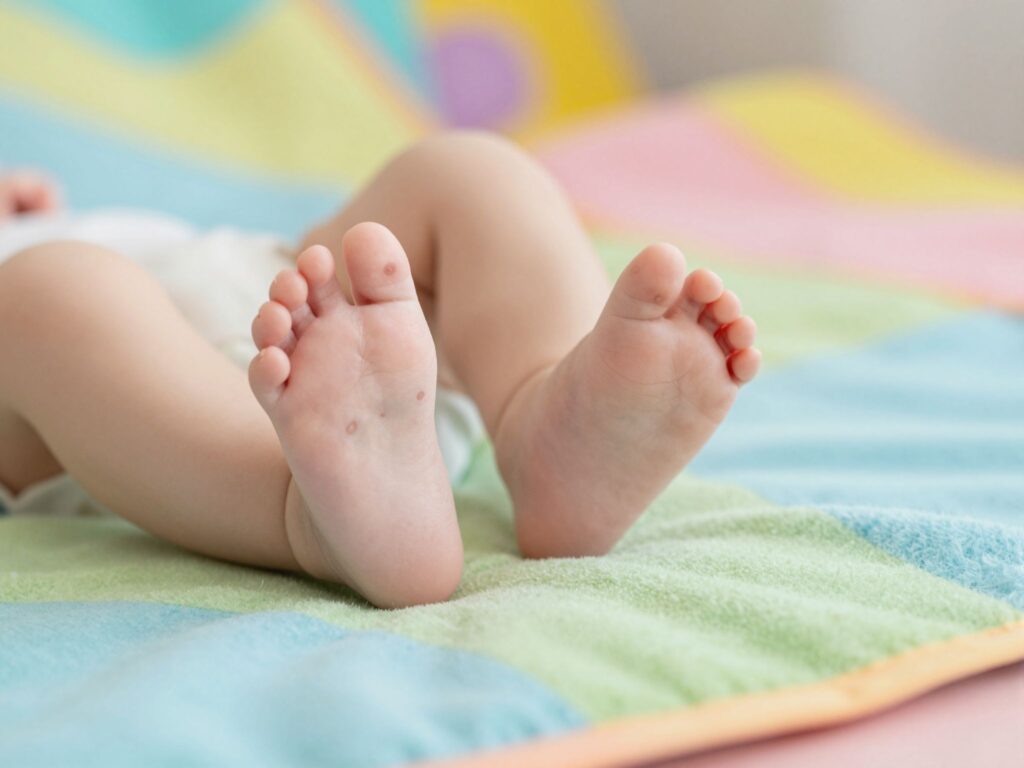 5 tipikus folt és dudor a baba lábán – Mikor kell orvoshoz fordulni?