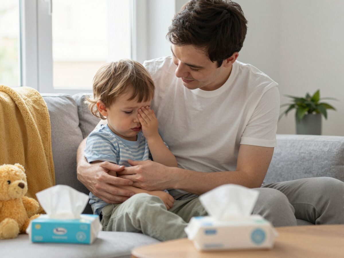 A gyermekkori influenza tünetei és kezelése otthon, lépésről lépésre