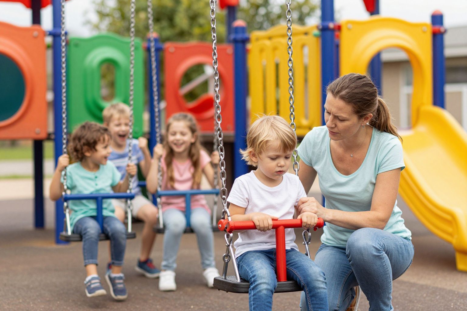 A játszótéri tapasztalatok formálják a gyerekek önállóságát.