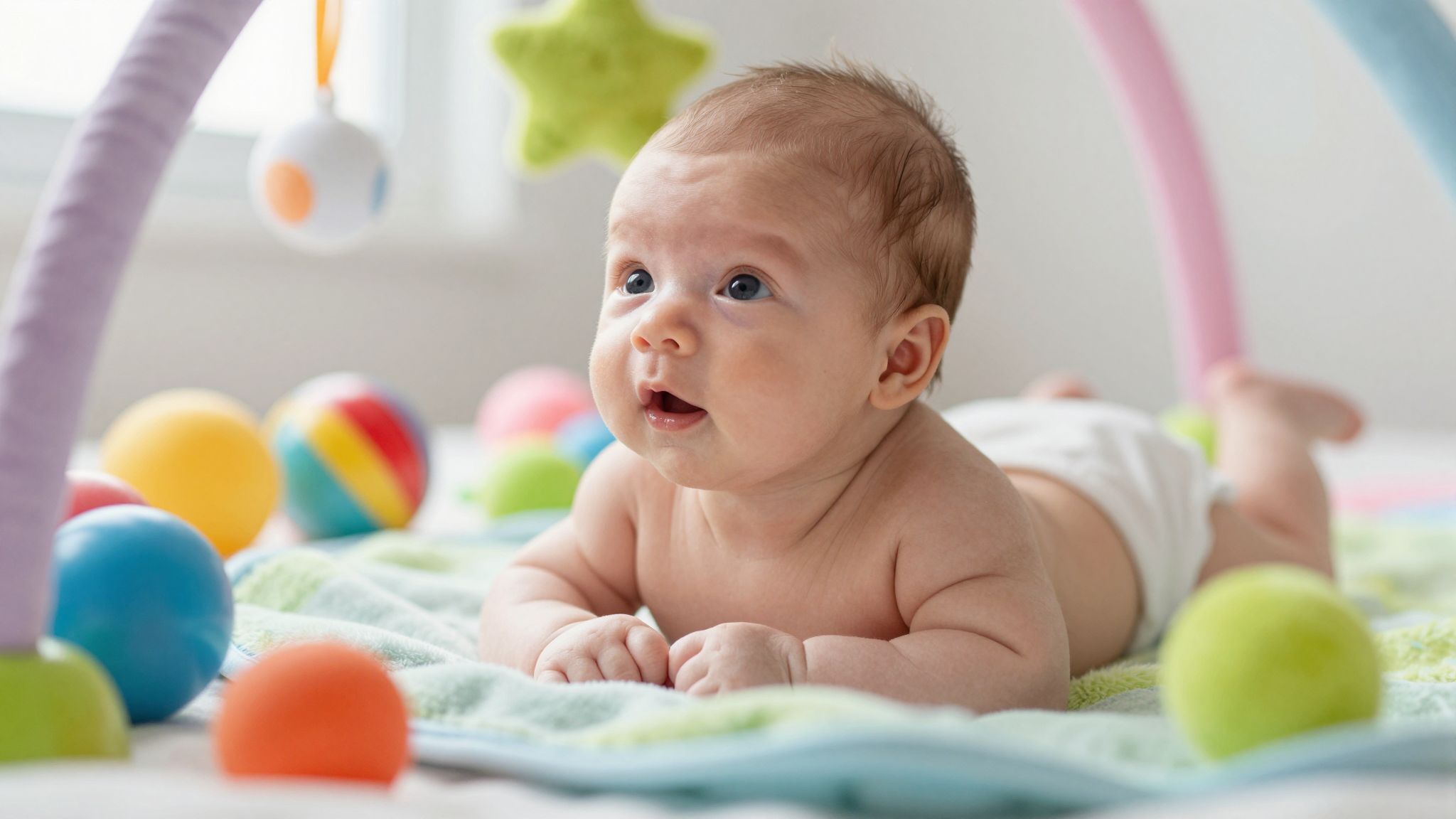 A látás segíti a mozgás koordinációját újszülötteknél.