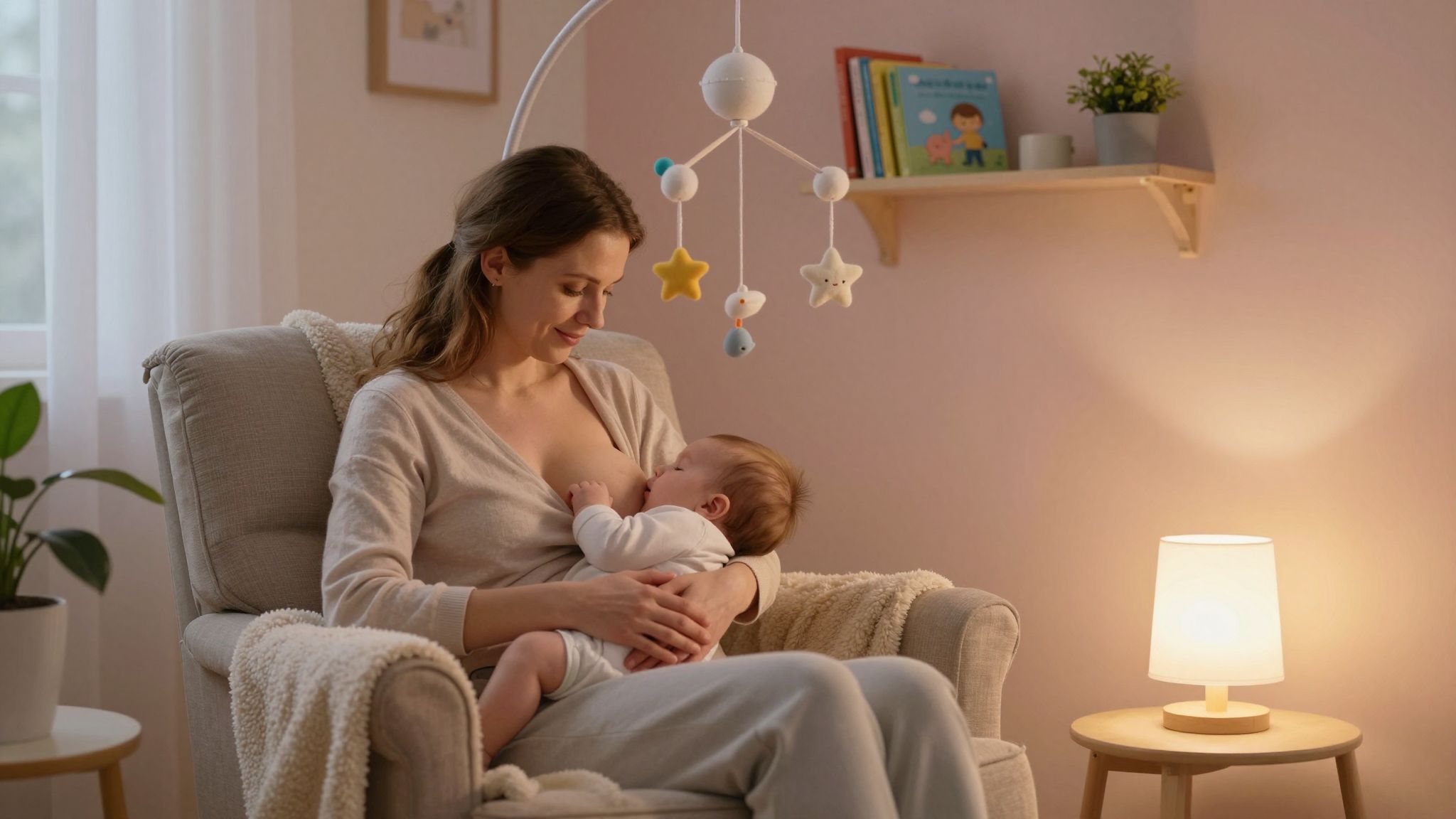 Az éjszakai szoptatás serkenti a tejelválasztást.