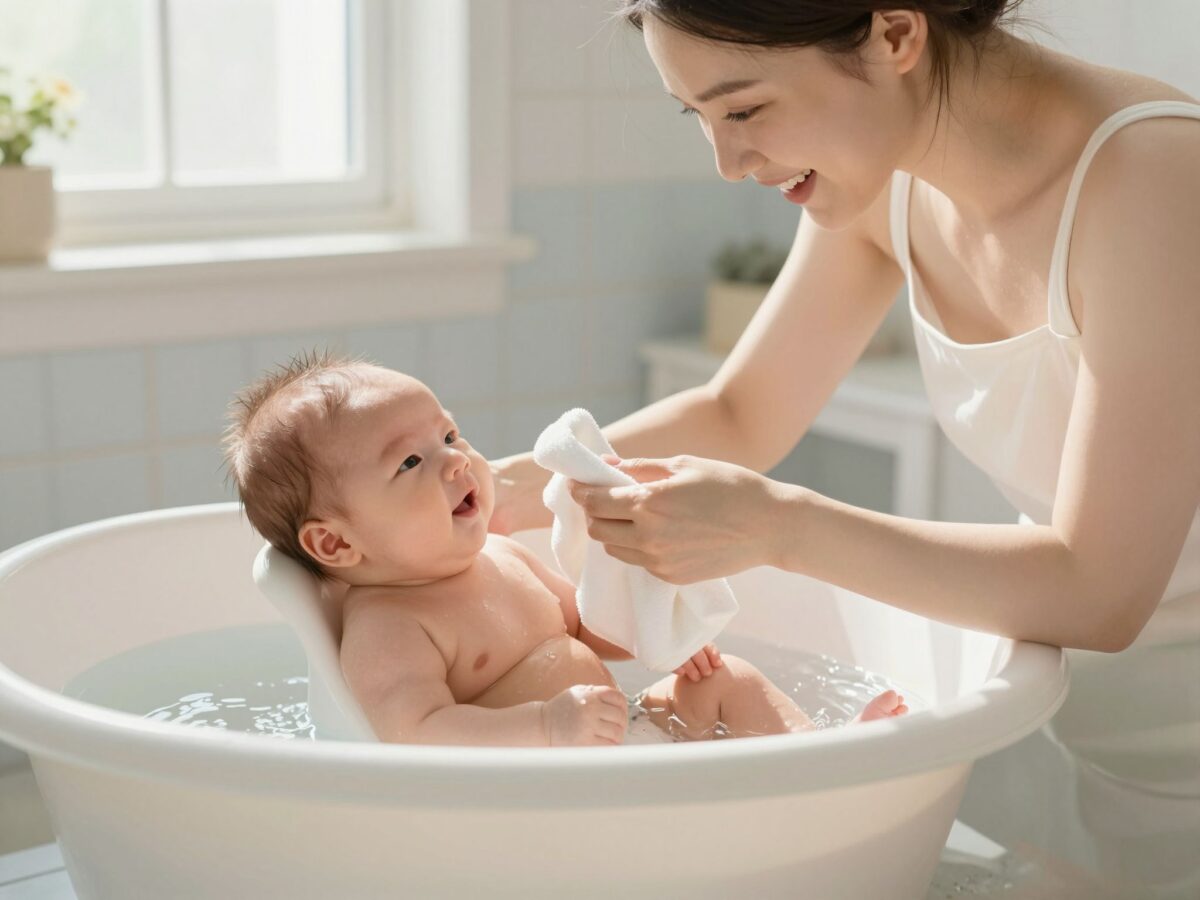 Baba Fürdetésének Alapjai: Hogyan Fürdesd Biztonságosan az Újszülöttet Otthon?