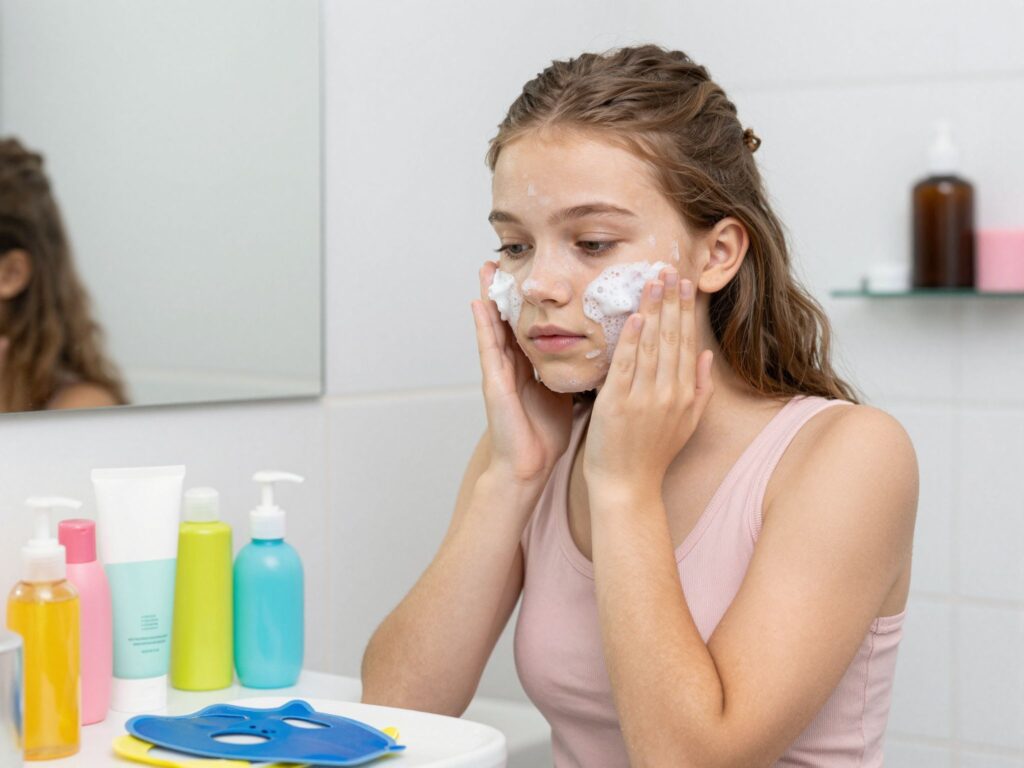 Bőrápolási rutin kiskamaszoknak: az első lépések a tiszta bőrért