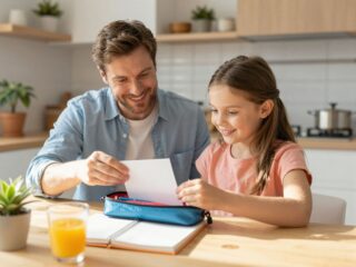 Ez az apuka minden reggel titkos üzenetet rejt a lánya tolltartójába