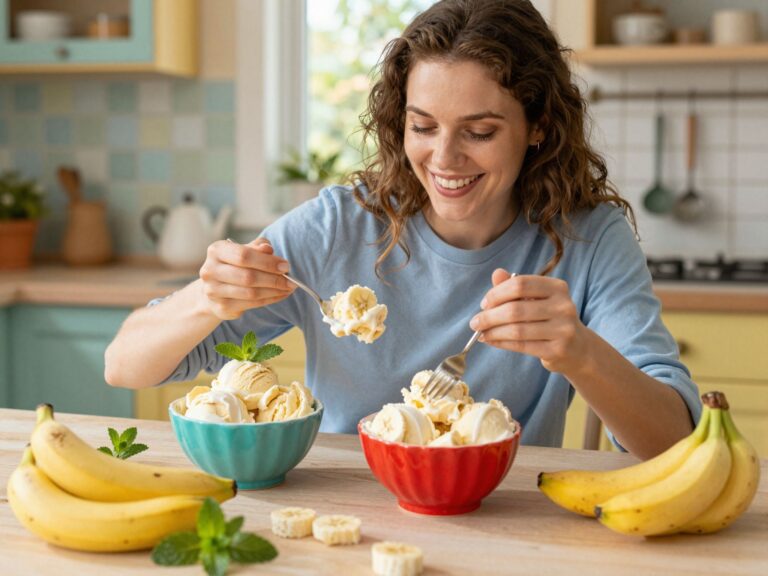Házi banánfagyi egyszerűen: a legegészségesebb jeges desszert, ami 5 perc alatt kész