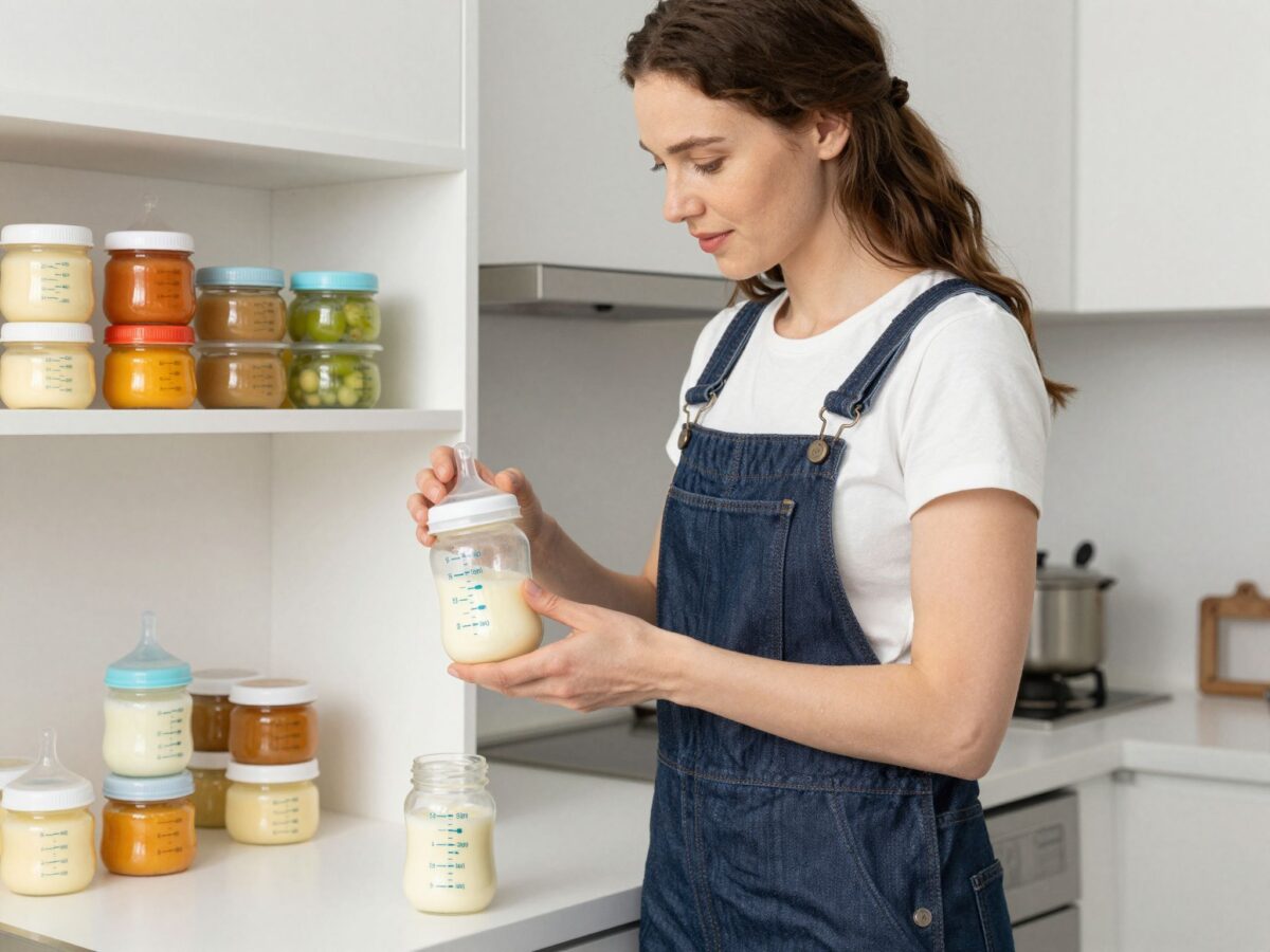 Hogyan tárold helyesen az anyatejet és a bébiételeket a fertőzések elkerülése érdekében?