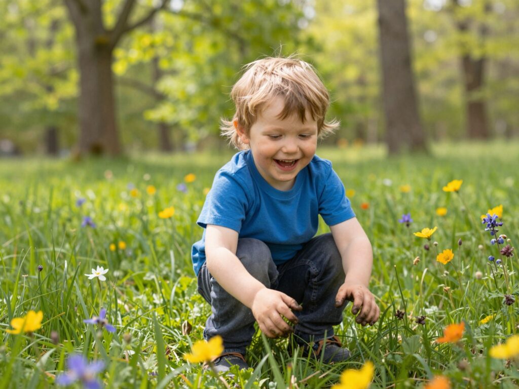 Koszos kéz, boldog gyerek: a természet közelségének bizonyítottan jótékony hatásai