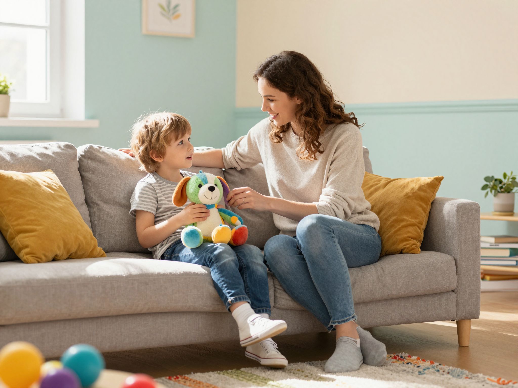 Fontos a gyermek érzelmi támogatása a gyógyulás során.