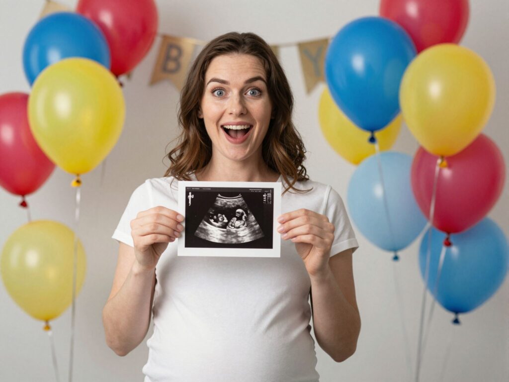 Meglepetés ikerterhesség: az anya reakciója, amikor kiderült, hogy két babát vár