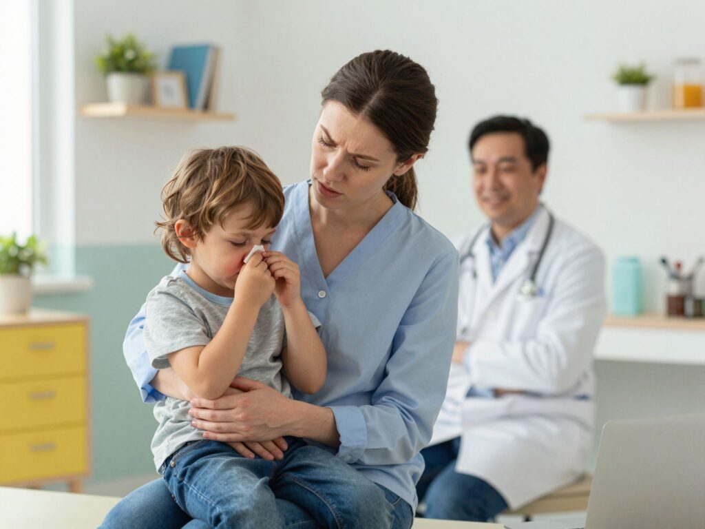 Miért kell orvoshoz vinni a gyereket egy kis orrfolyás miatt? Szülők és orvosok véleménye