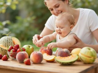 Nyári gyümölcsök a babáknak: hogyan kezdjük a hozzátáplálást a szezonális finomságokkal?