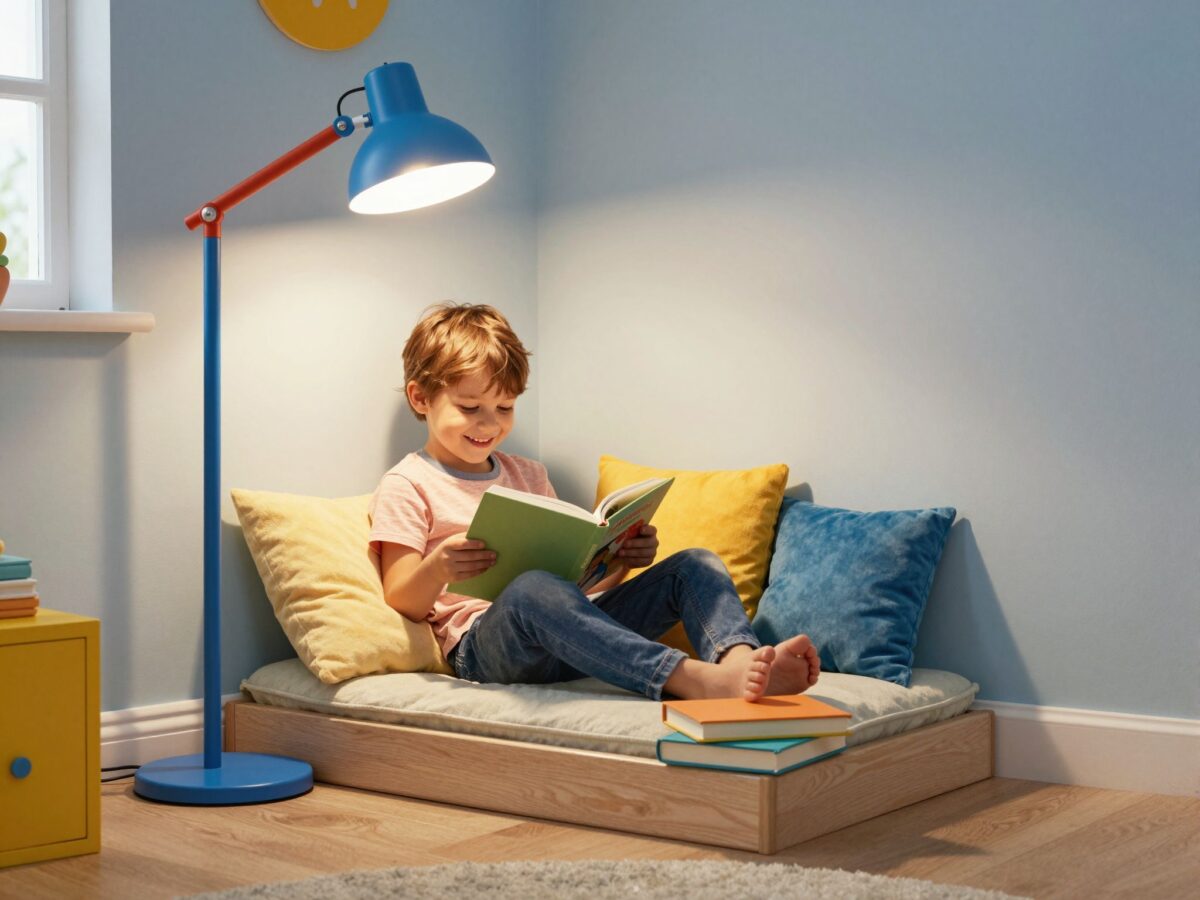 Olvasólámpa a gyerekszobába: a legfontosabb szempontok a szem egészségéért