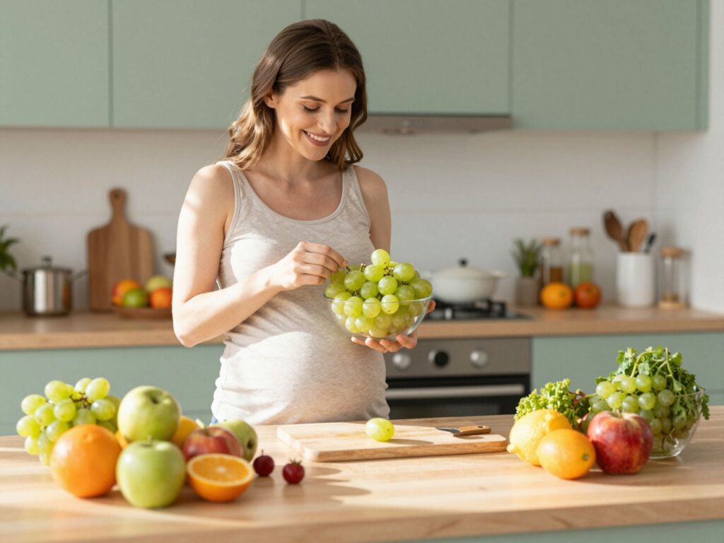 Székrekedés a terhesség alatt? – Együnk több szőlőt a rostok és a folyadék pótlására!