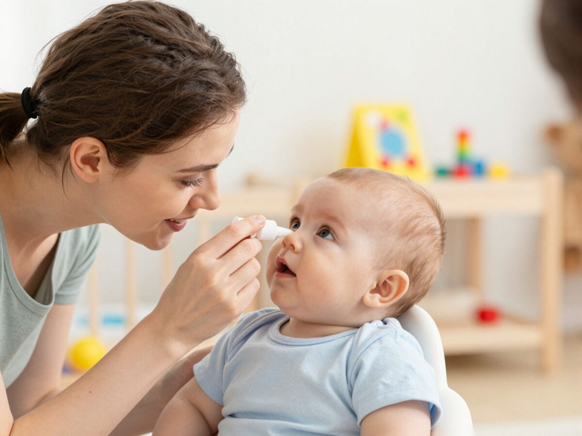 Szemcsepp és szemkenőcs babáknak: a helyes alkalmazás lépésről lépésre