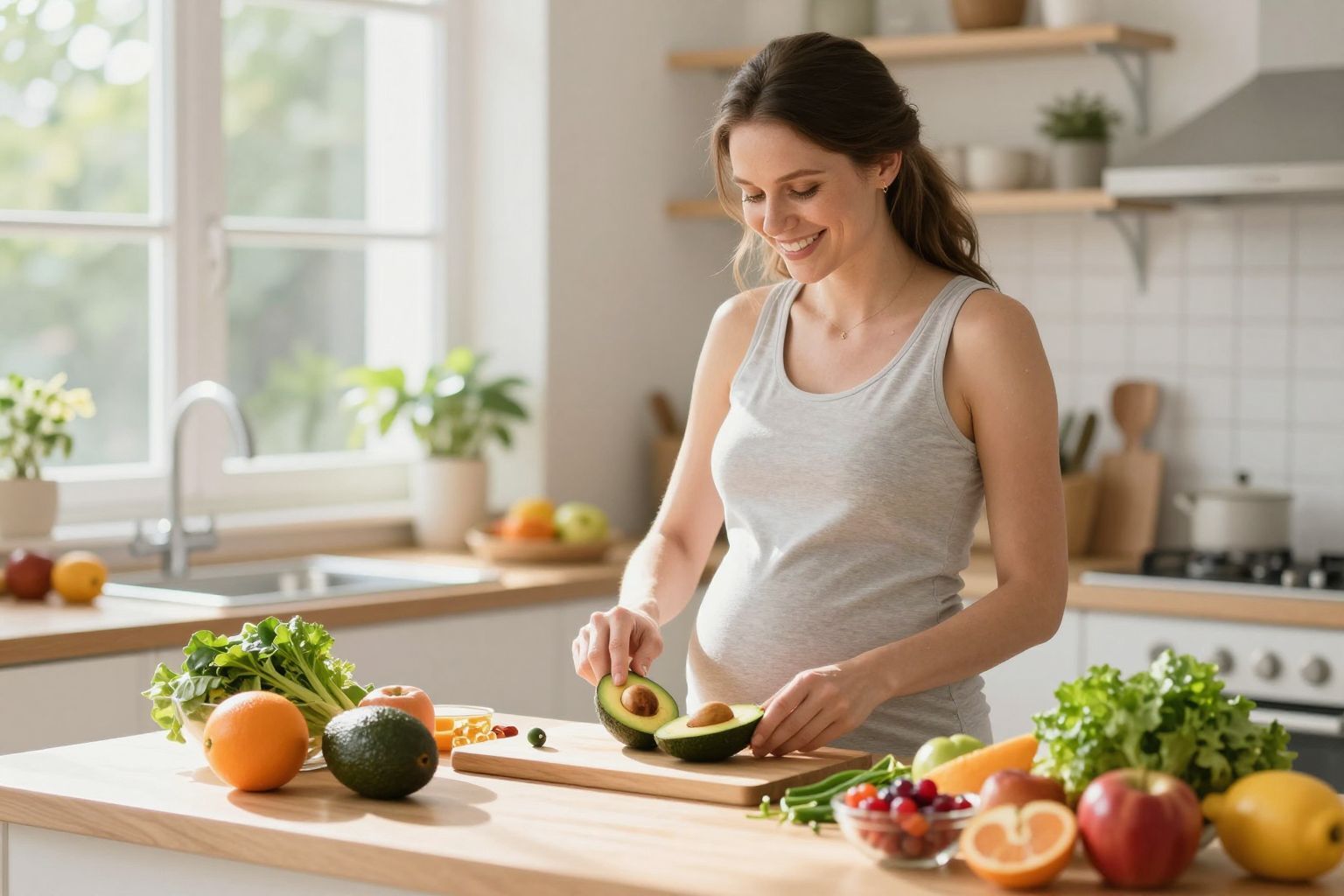A második trimeszterben a folsav különösen fontos a fejlődéshez.