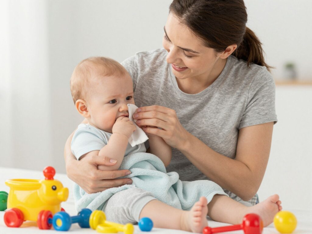A csecsemőkori nátha kezelése lépésről lépésre, hogy elkerüljétek a komolyabb bajt
