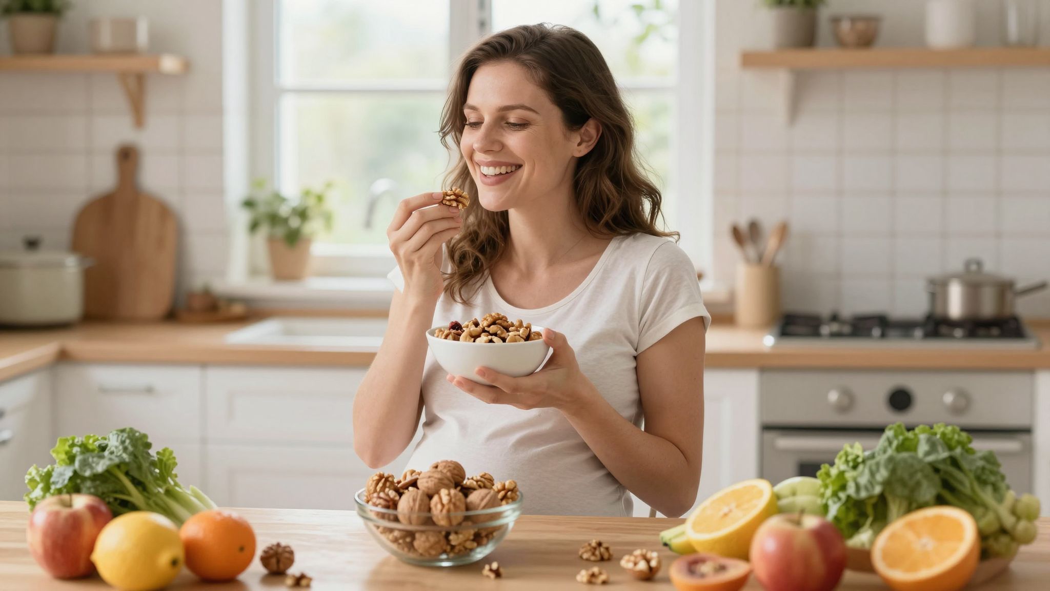 A dió csökkentheti a terhességi cukorbetegség kockázatát.