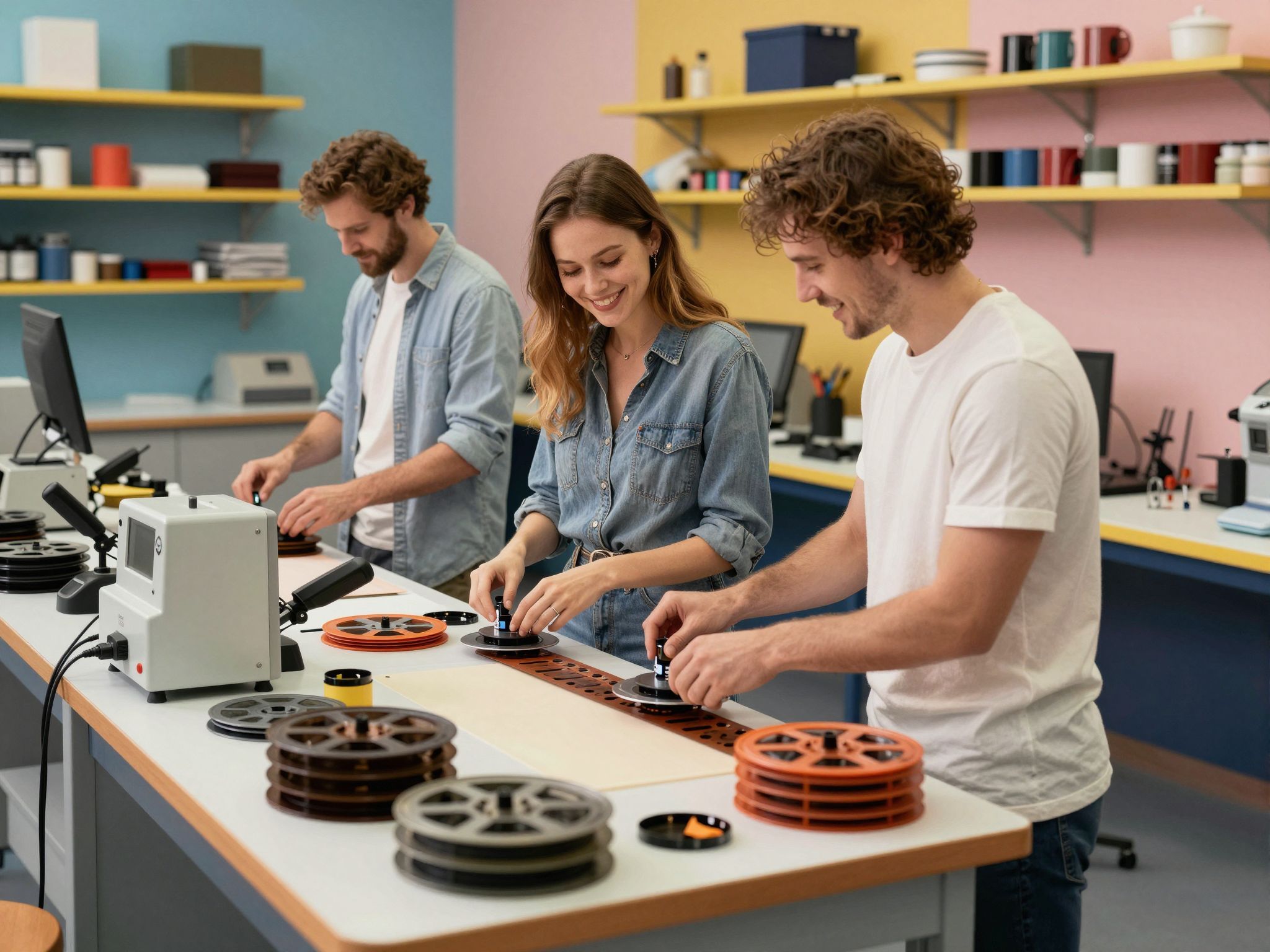 A film után a gyerekek élményeik feldolgozása kezdődik.