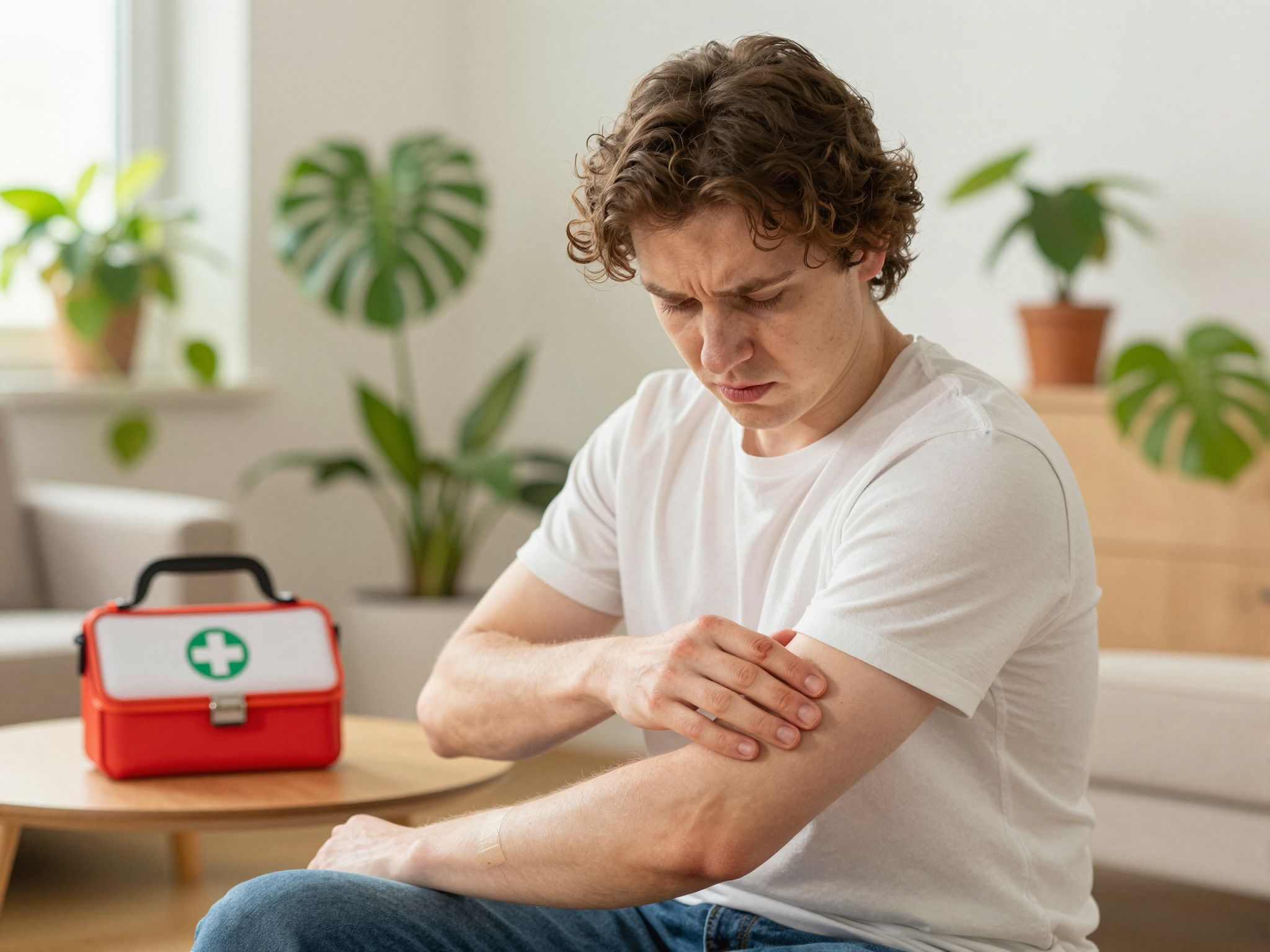 Fertőzés esetén láz, vörösség és duzzanat jelezhet.