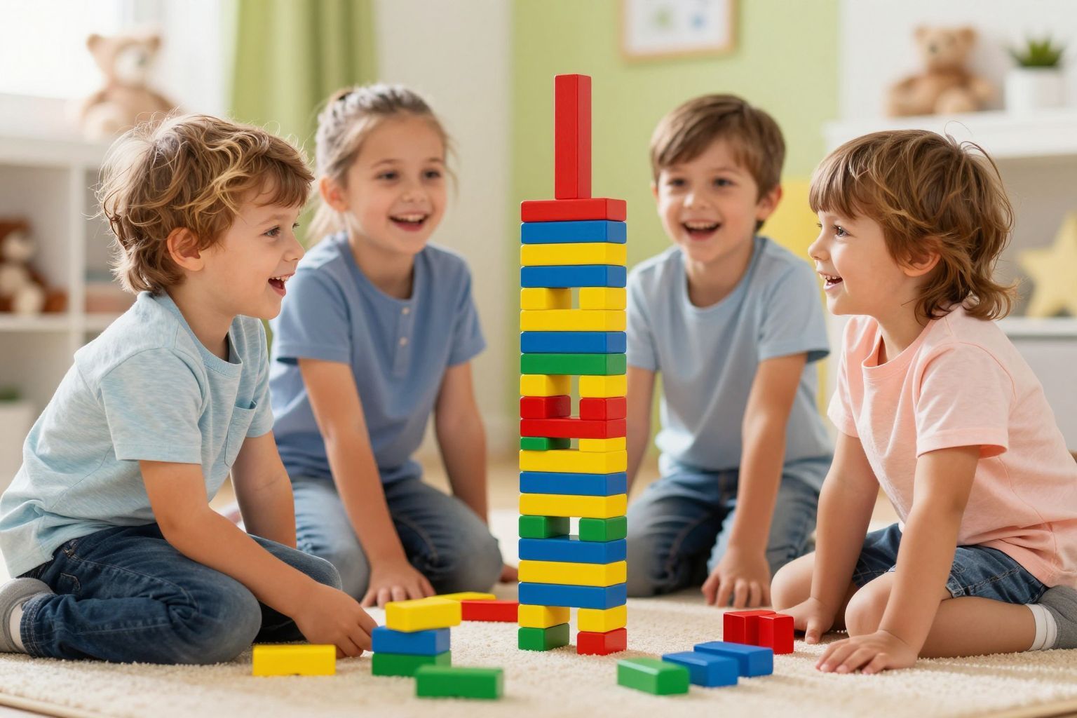 A pakolás segíti a gyerekek figyelmének fejlődését.