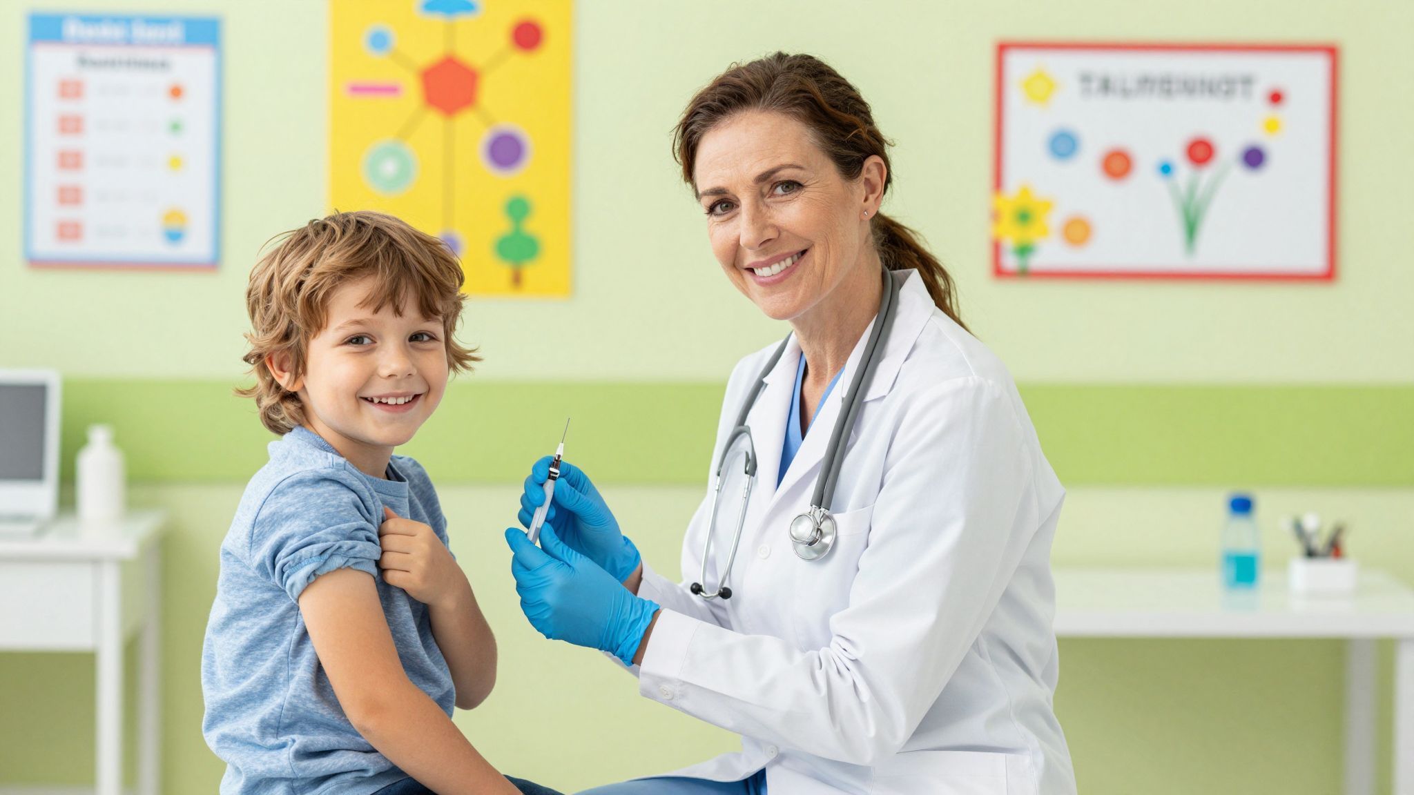 A gyermekkori védőoltások drámaian csökkentették a betegségeket.