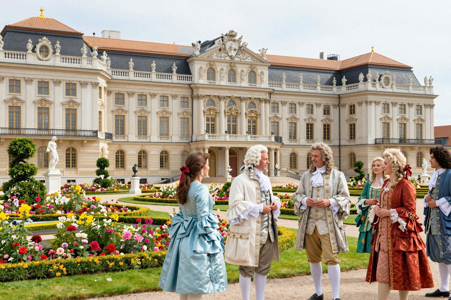 A Habsburgok barokk stílusa a monarchia fénykorát tükrözi.
