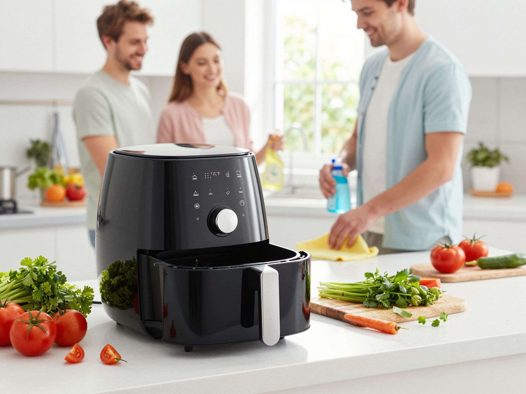 A szódabikarbóna remek szagsemlegesítő az air fryerben.