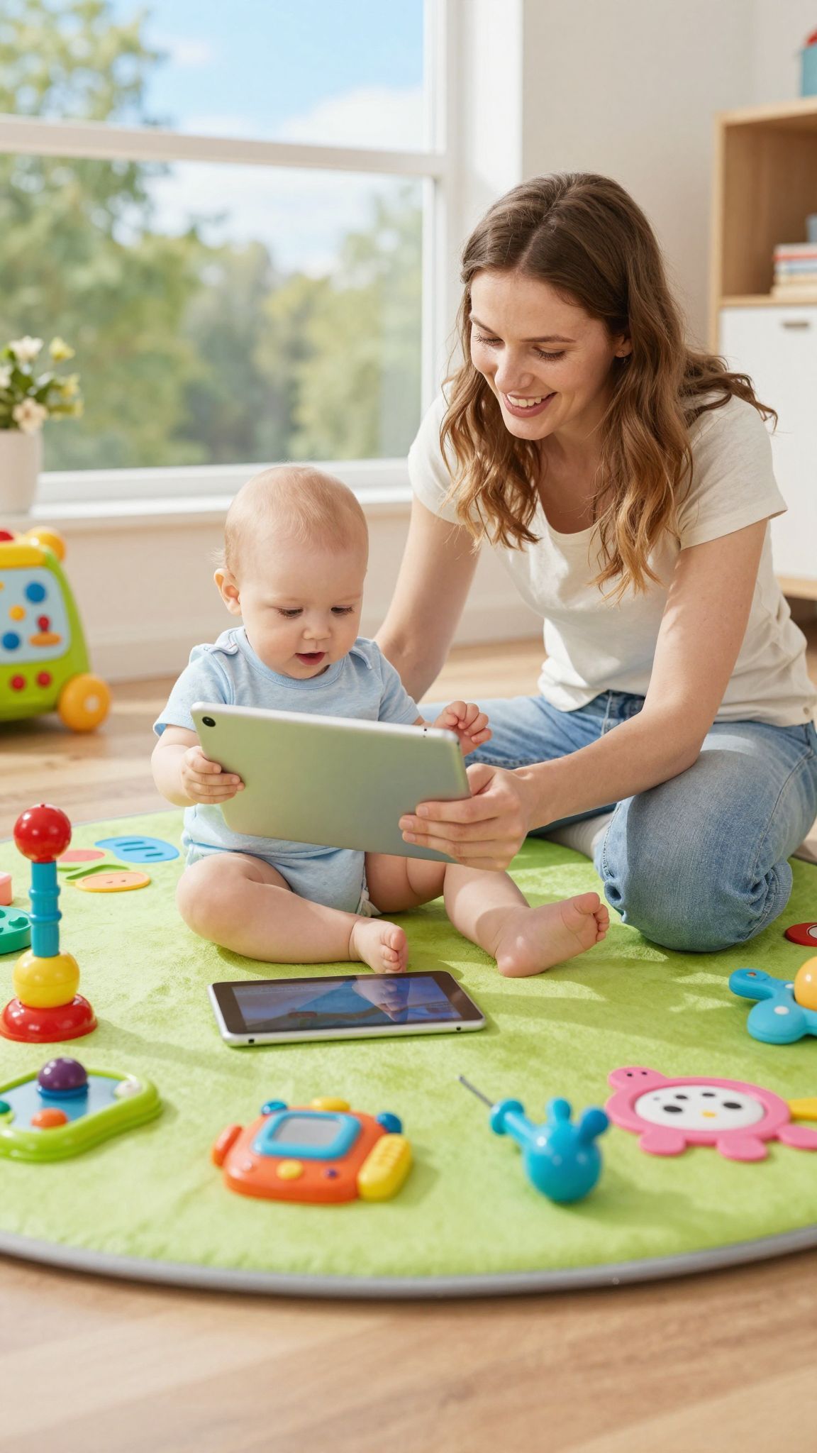 A képernyőidő túlzottan befolyásolja a babák fejlődését.