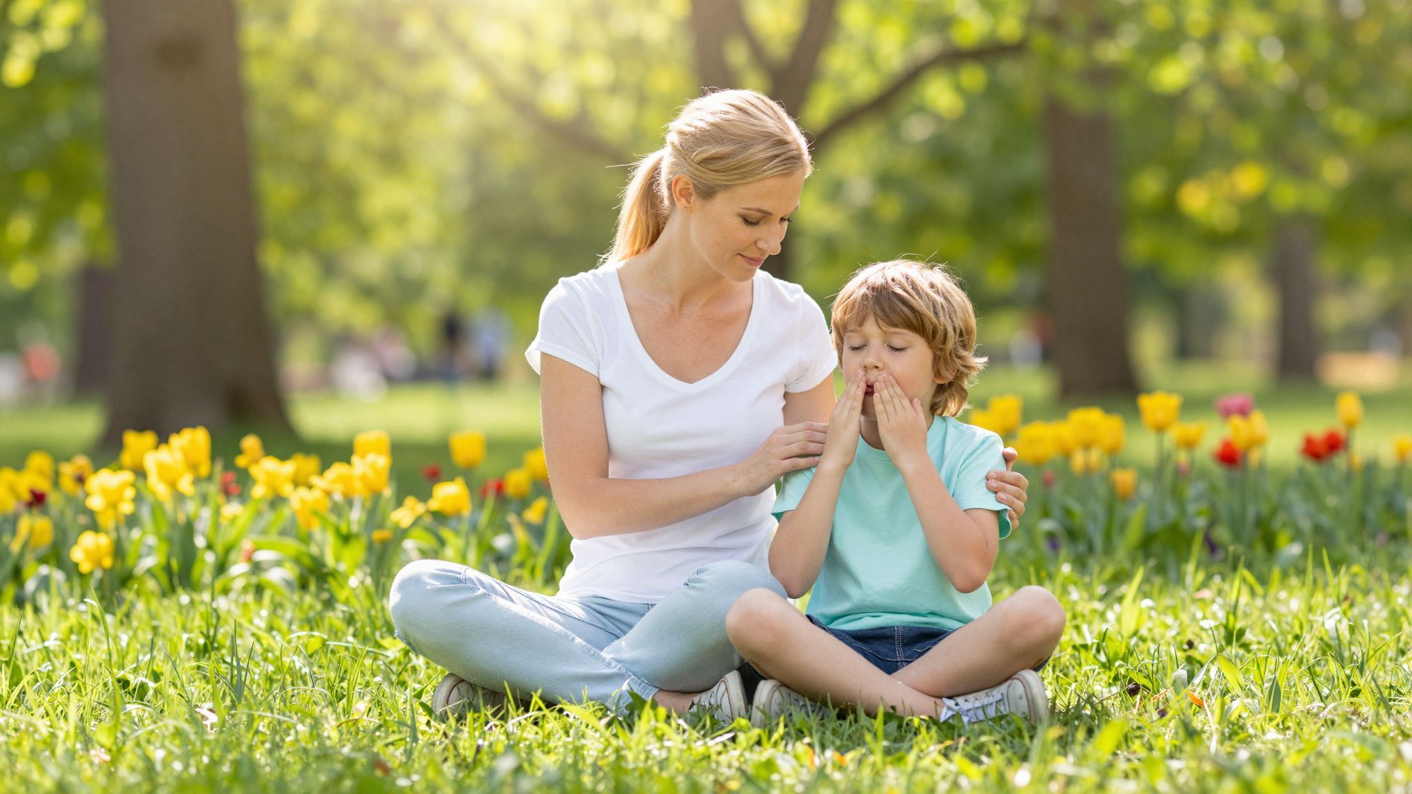 A légzés összehangolja az anya és a gyermek érzelmeit.