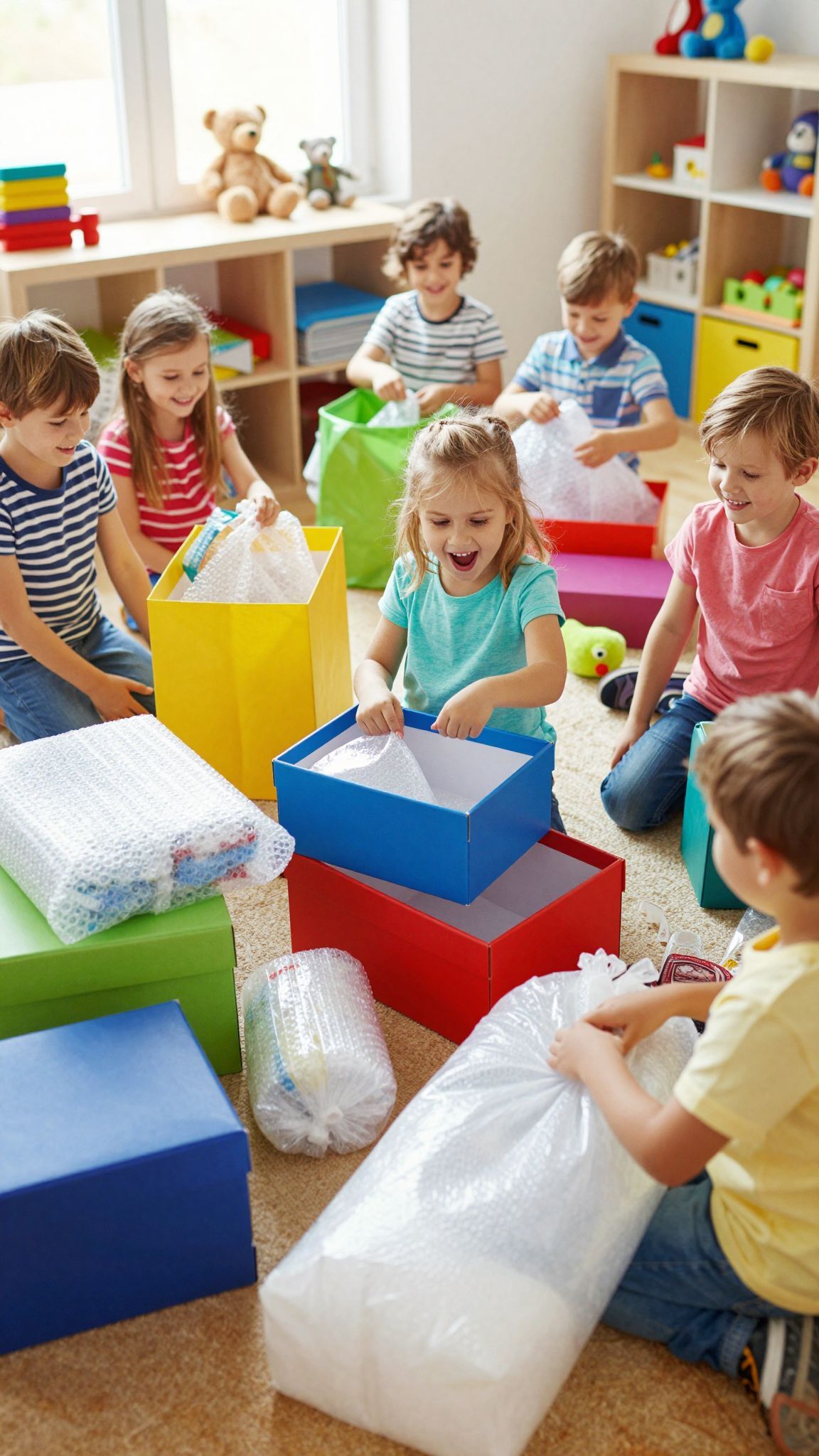 A pakolás segít a gyerekek stresszkezelésében és kreativitásban.