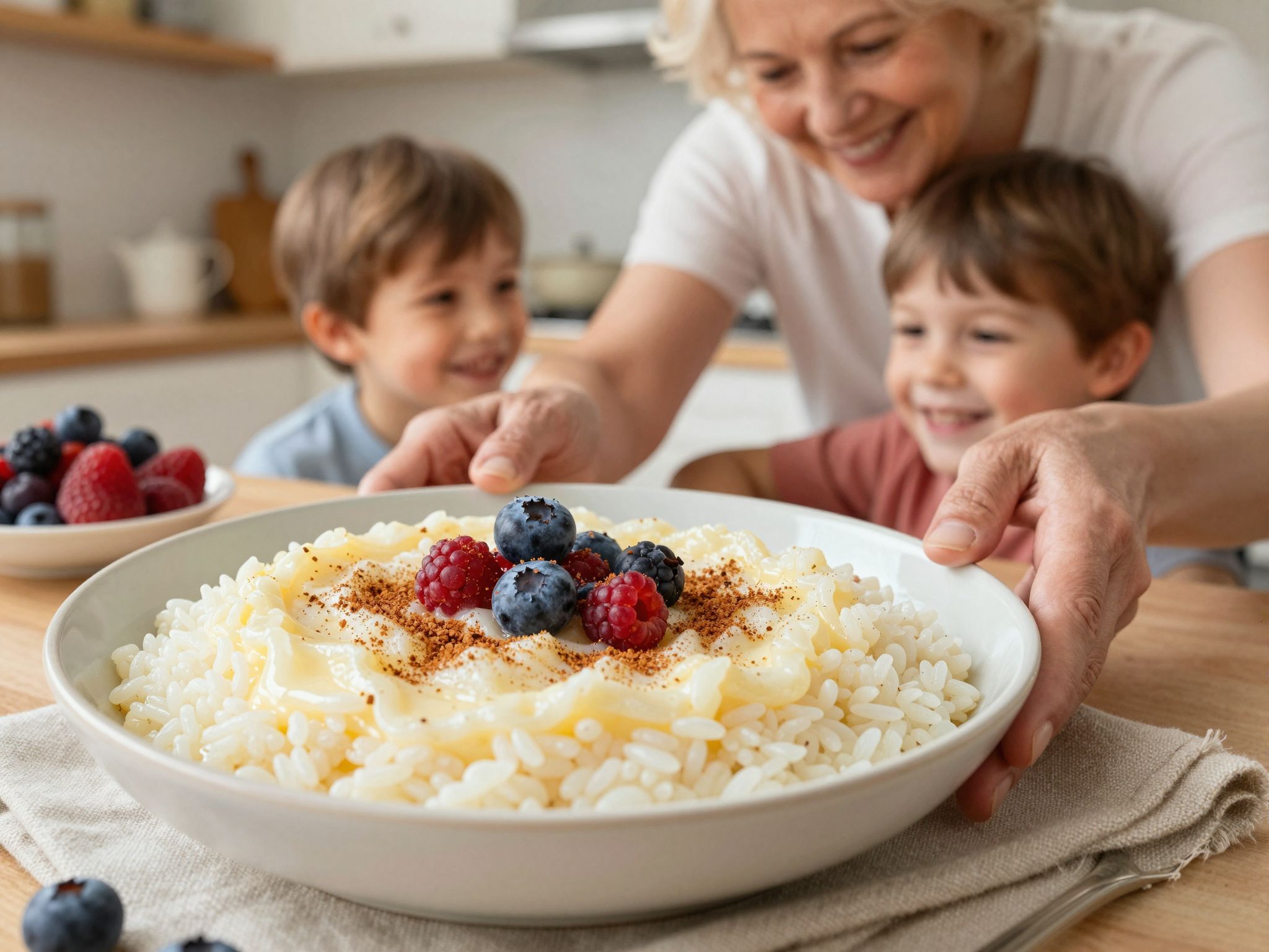 A rizskoch tökéletes kísérője egy csésze vaníliafagyi.